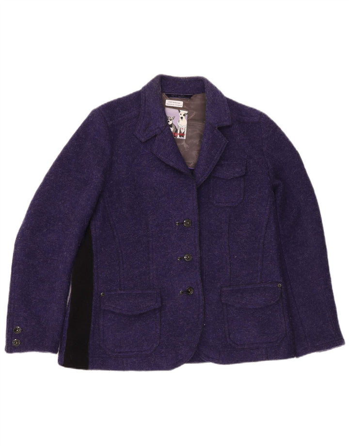 Giacca blazer da donna FRIEDA & FREDDIES EU 40 Blocco colore viola medio