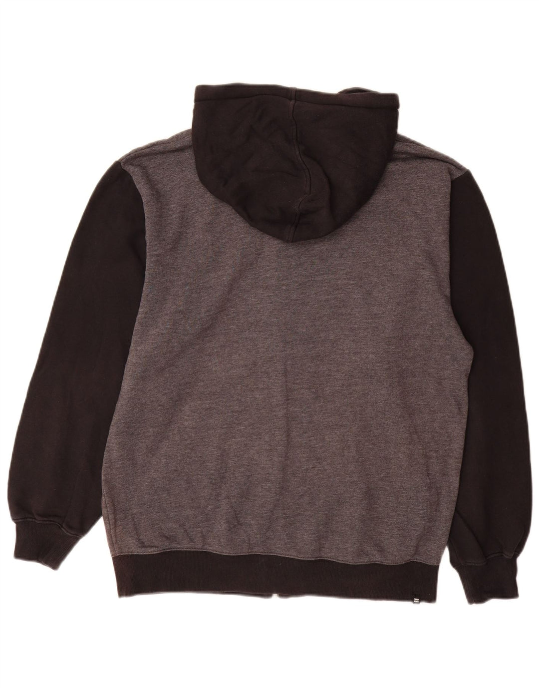 Maglione con cappuccio e zip da uomo Billabong grande in cotone grigio