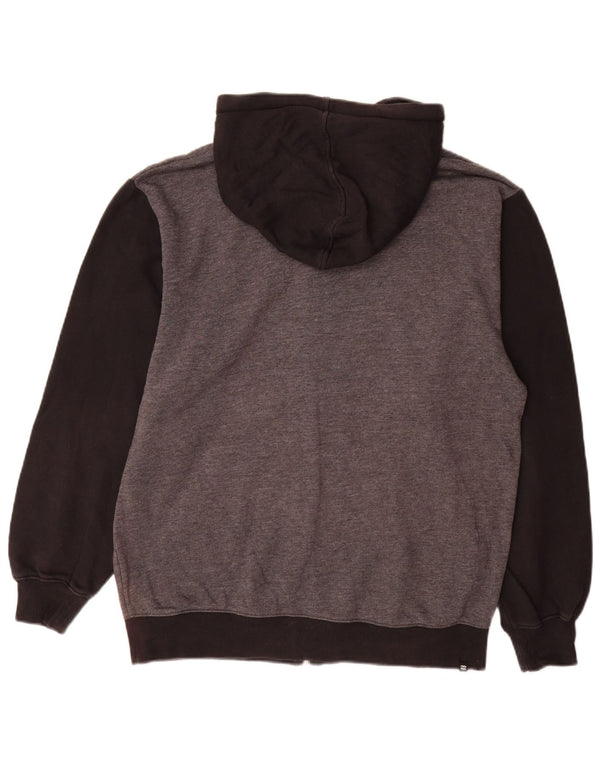 Maglione con cappuccio e zip da uomo Billabong grande in cotone grigio