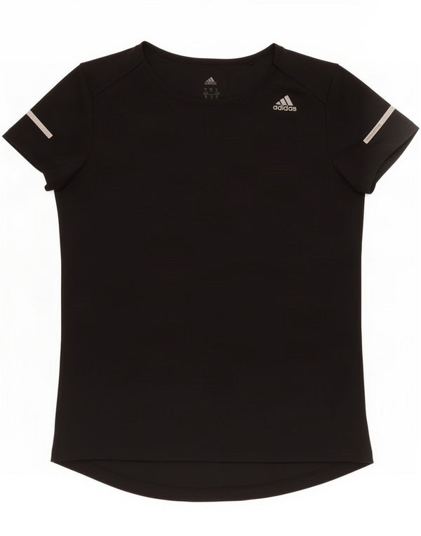 T-shirt Adidas Climalite da donna Top UK 8/10 Small Poliestere nero