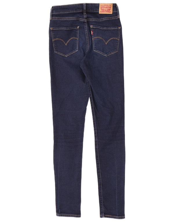 Jeans skinny a vita alta Levi's 721 da donna W26 L30 cotone blu navy