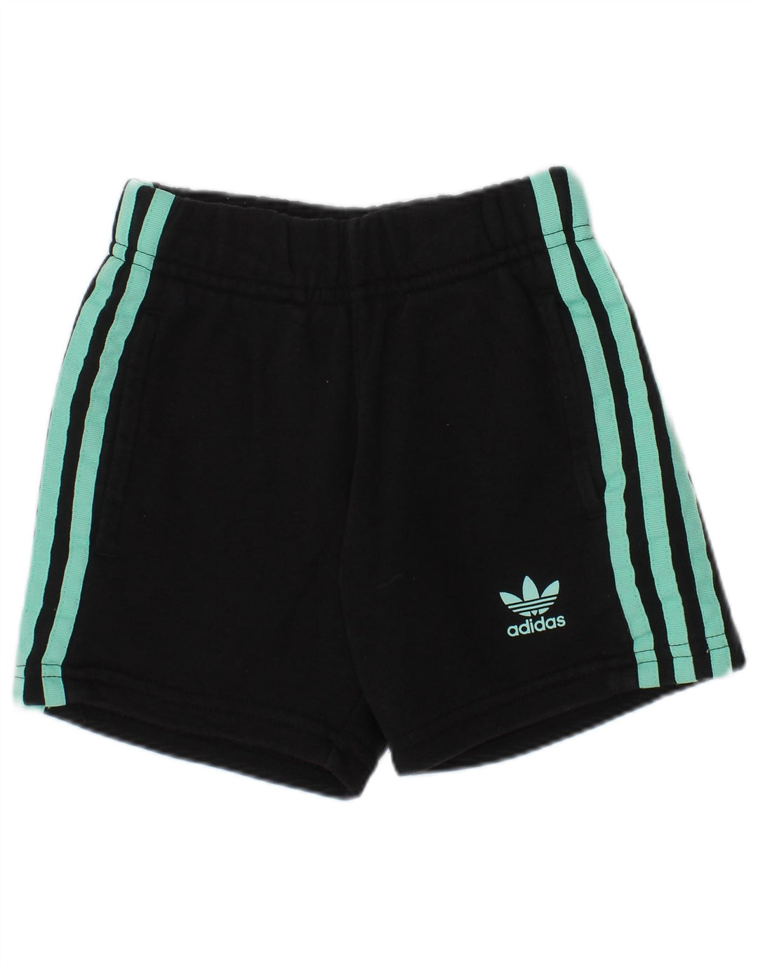 Pantaloncini sportivi Adidas per ragazze 4-5 anni in cotone nero