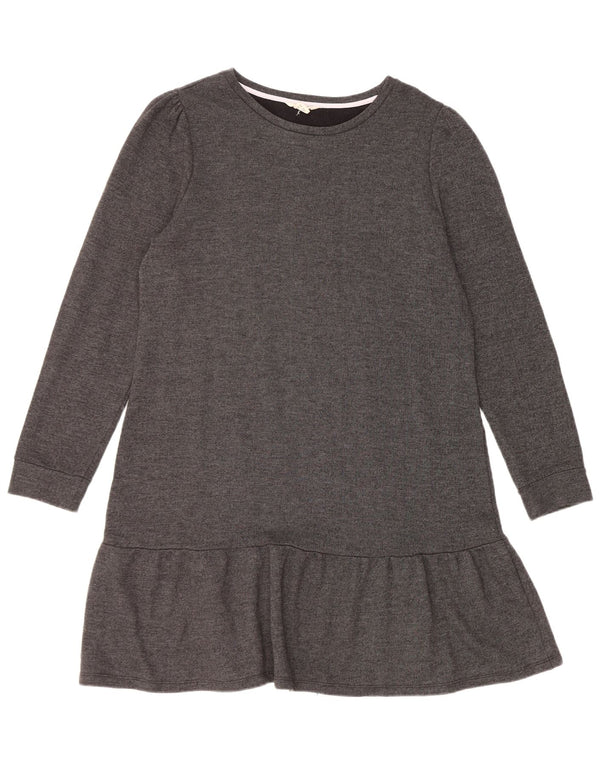 Abito maglione a maniche lunghe da donna White Stuff UK 14 Grande cotone grigio