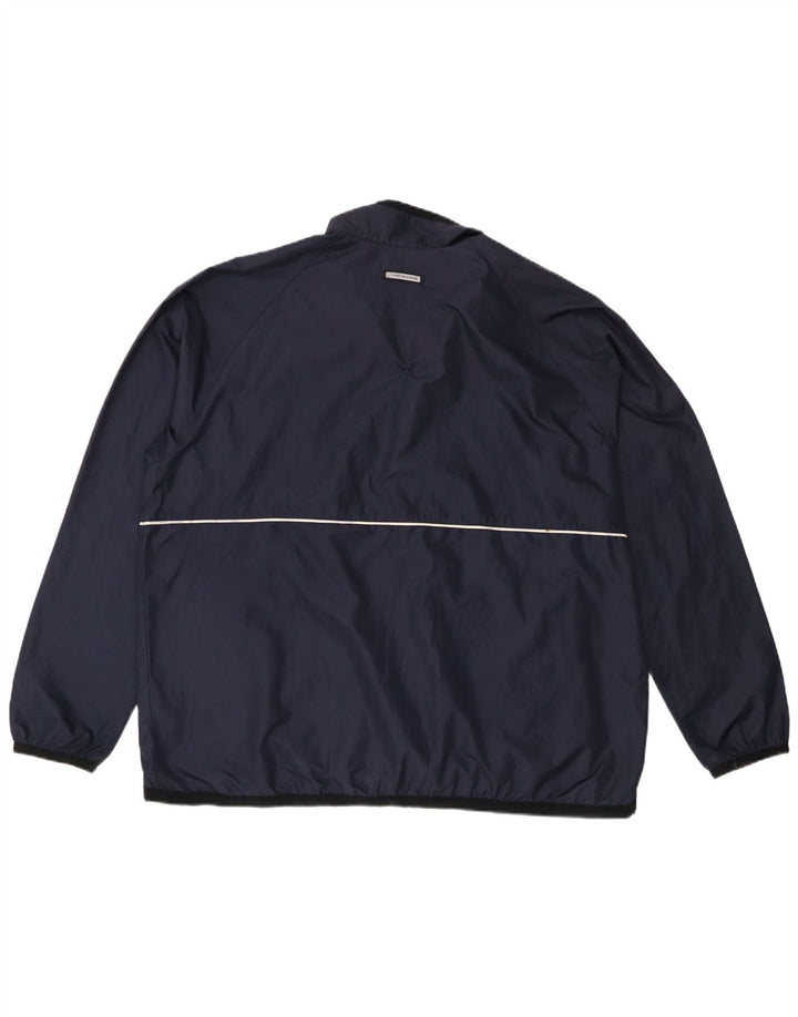 Giacca da ginnastica da uomo Nike Pullover UK 45/47 XL Poliestere blu navy