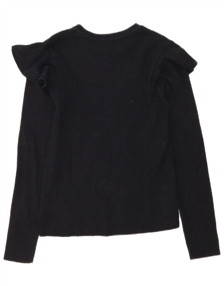Top in camicetta da donna Zara UK 12 medio nero