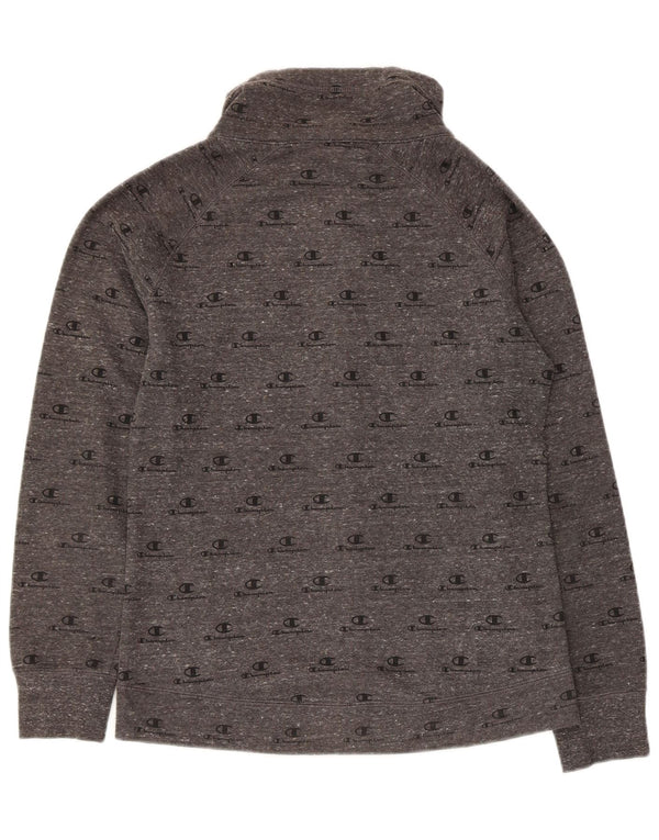 Giacca sportiva da donna con grafica Champion UK 12 Cotone grigio medio