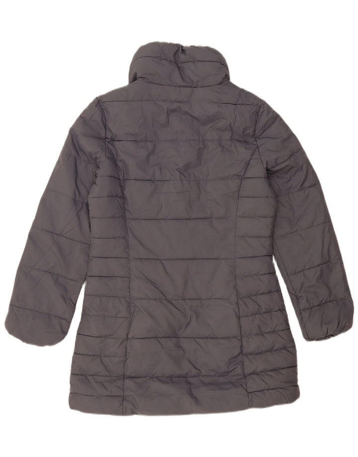 Cappotto imbottito da donna Marks & Spencer UK 10 piccolo poliestere grigio