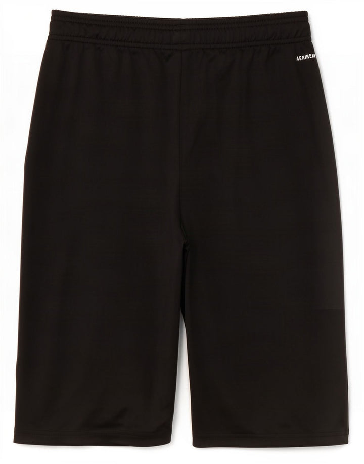 Pantaloncini sportivi Adidas Aeroready Bermuda da uomo piccoli in poliestere nero