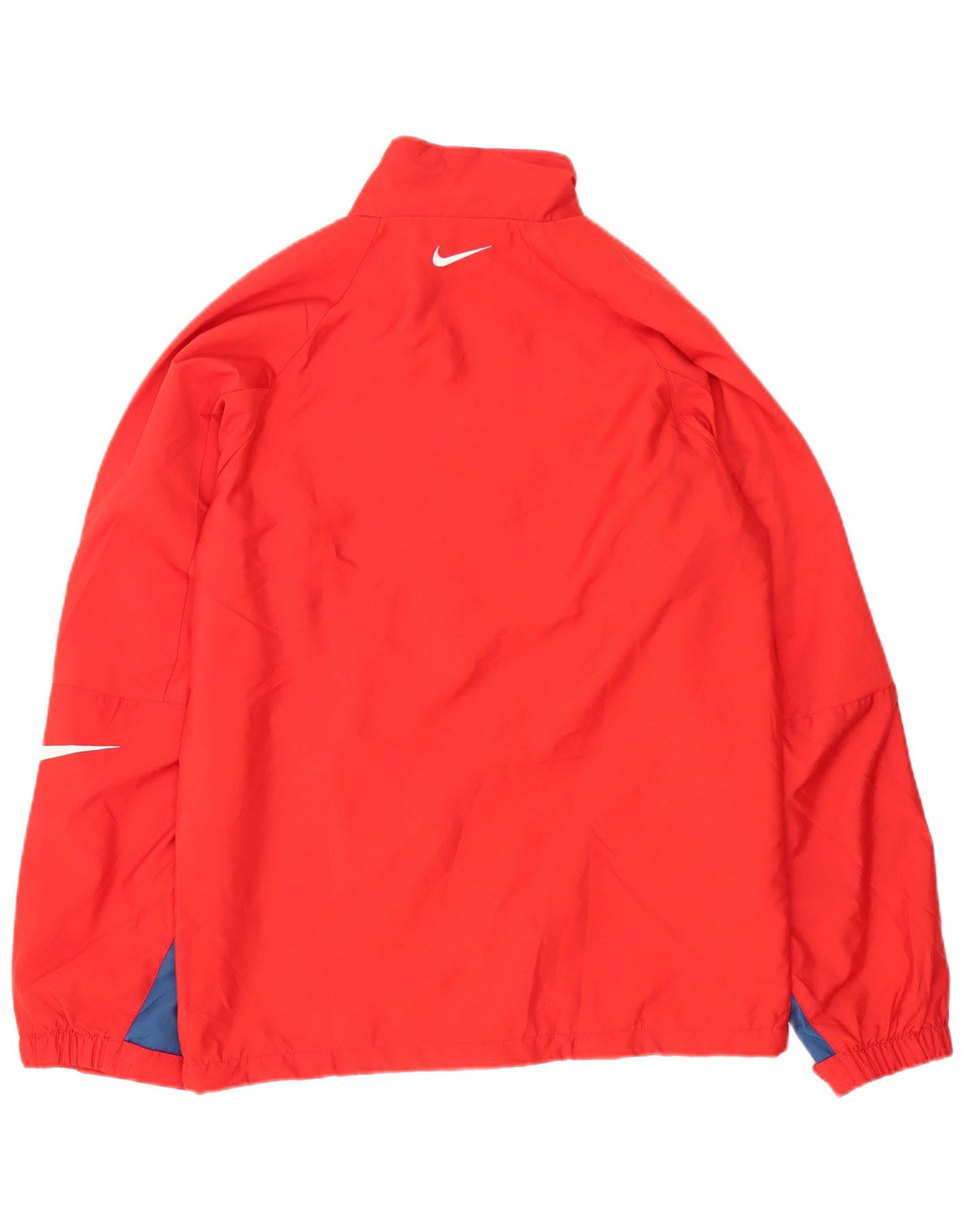 Giacca antipioggia grafica Nike da uomo UK 36 Small Rosso Colourblock in poliestere