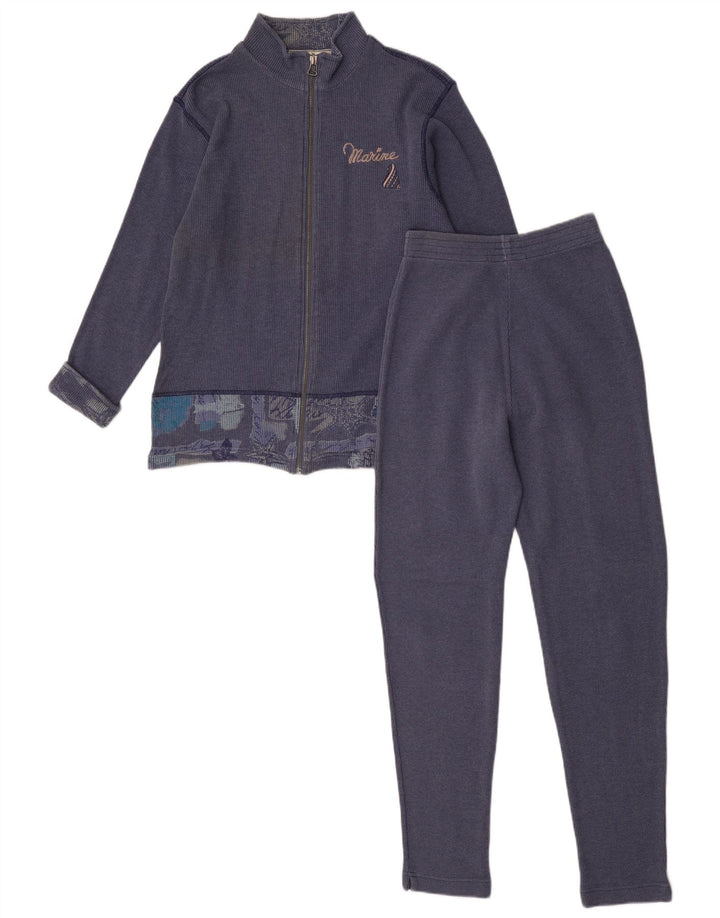 Tuta intera da donna LOTTO con grafica UK 10 Small Blu navy geometrica