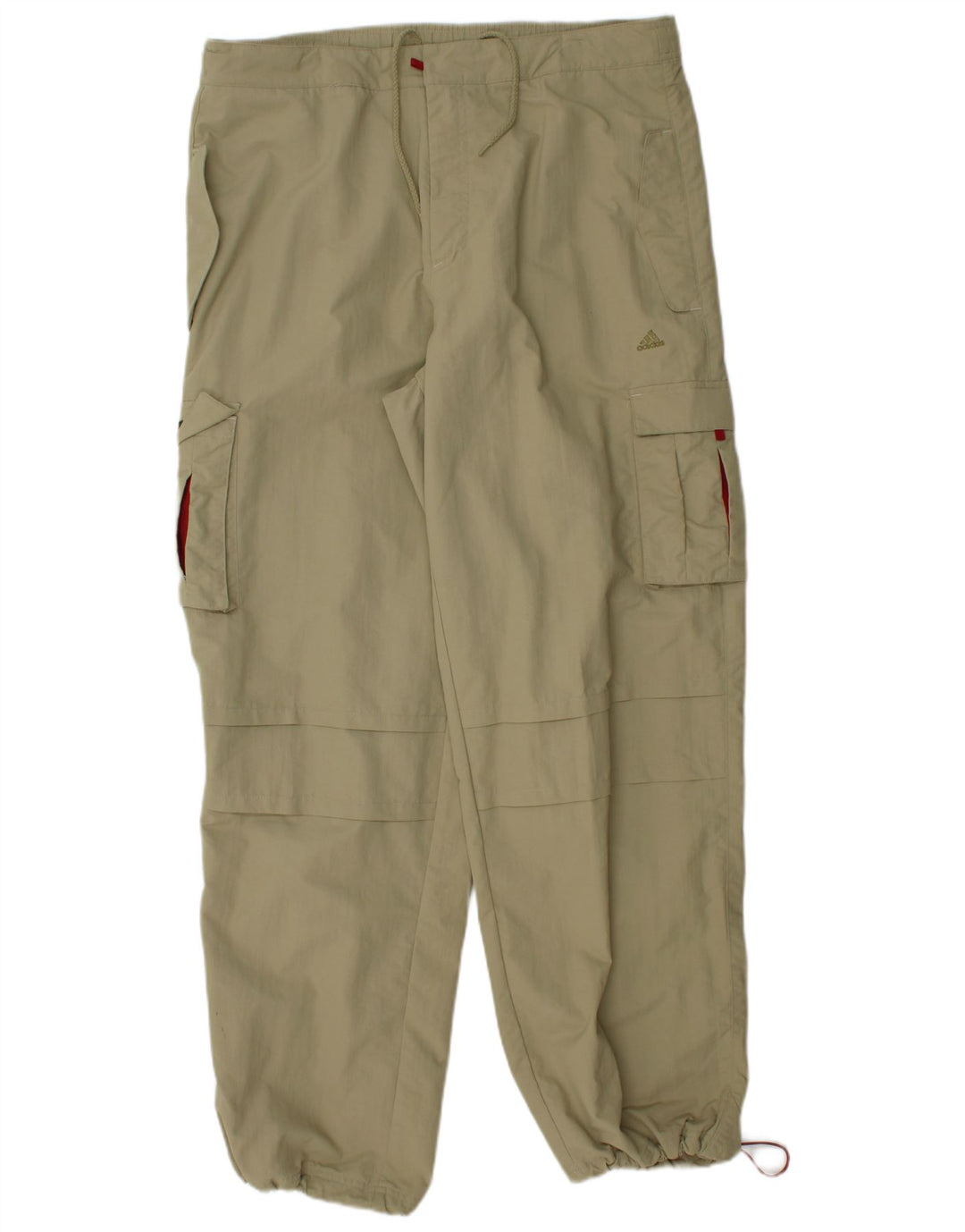 Pantaloni cargo da uomo Adidas Joggers medi W36 L32 poliammide kaki