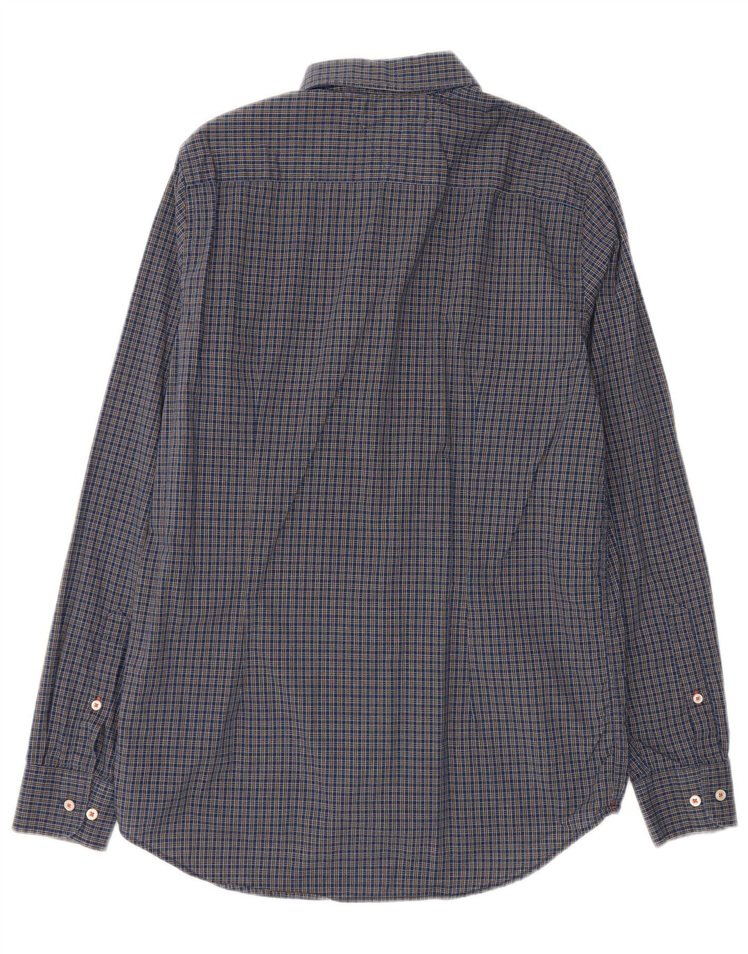 Camicia slim fit da uomo Tommy Hilfiger di grandi dimensioni in cotone a quadri blu navy