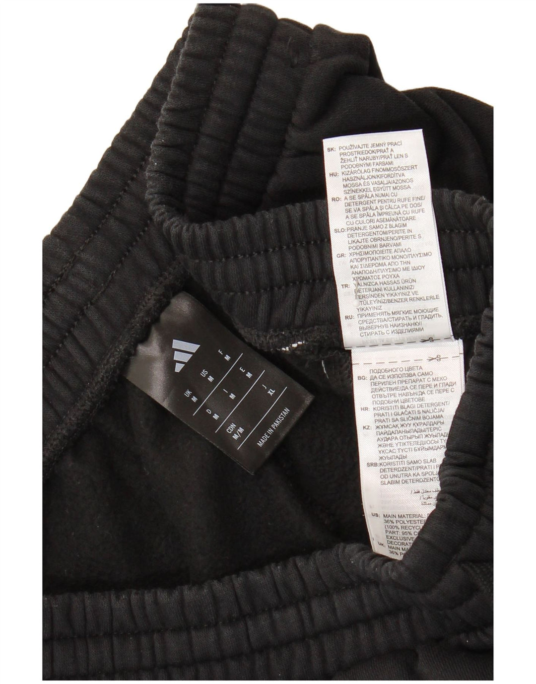 Pantaloni da tuta da uomo Adidas Joggers medio cotone nero