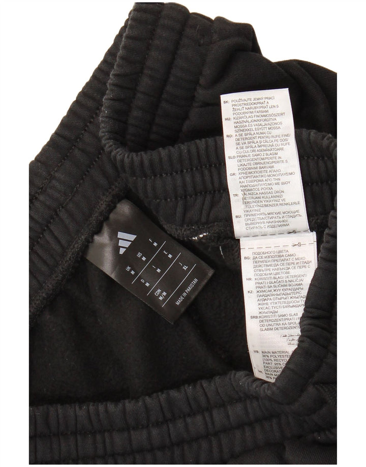 Pantaloni da tuta da uomo Adidas Joggers medio cotone nero