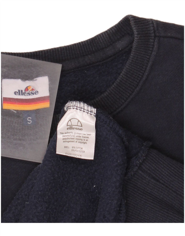 Felpa da uomo Ellesse Maglione piccolo blu navy in cotone