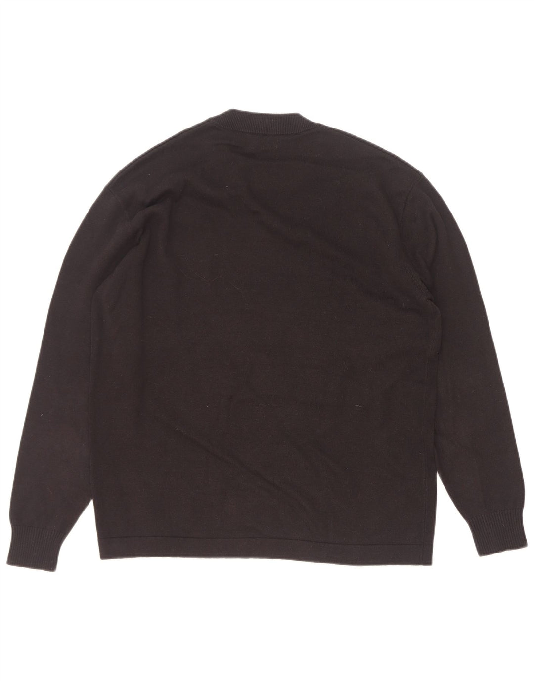 Maglione girocollo da uomo Zara piccolo in cotone nero