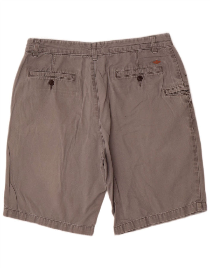 Pantaloncini chino da uomo Dockers W34 grandi in cotone grigio