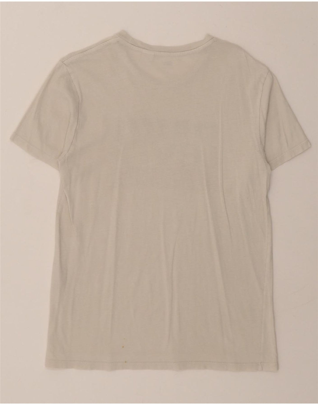 LEVI'S Mens Graphic T-Shirt Top Medium Off White Vintage Levi's and Second-Hand Levi's from Messina Hembry 