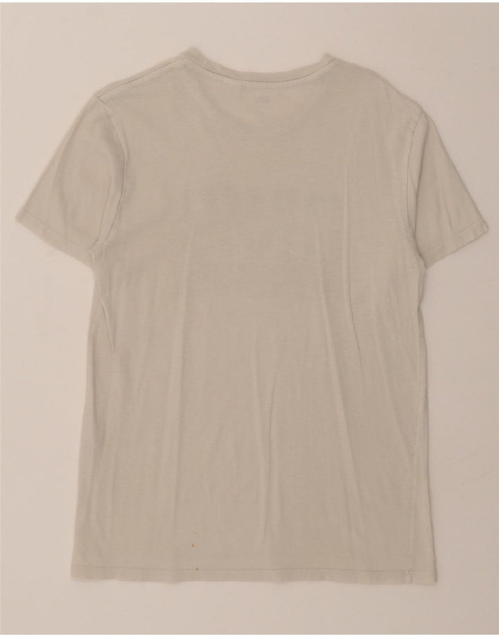 LEVI'S Mens Graphic T-Shirt Top Medium Off White Vintage Levi's and Second-Hand Levi's from Messina Hembry 