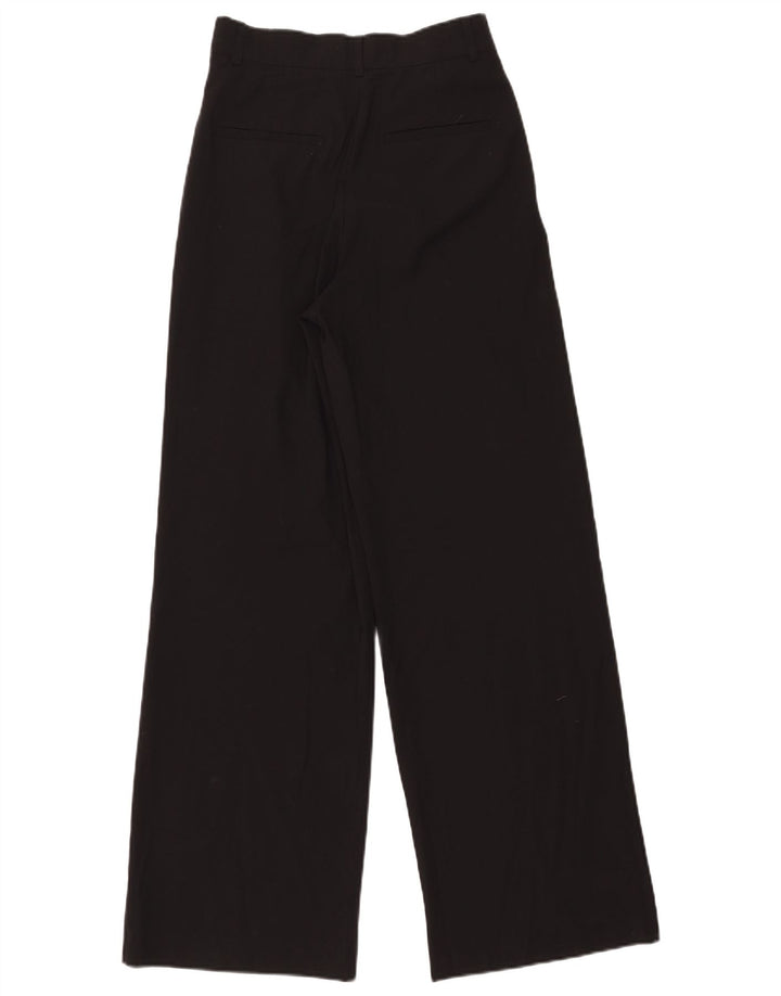 Pantaloni chino con pegging da donna Zara piccoli W26 L31 poliestere nero