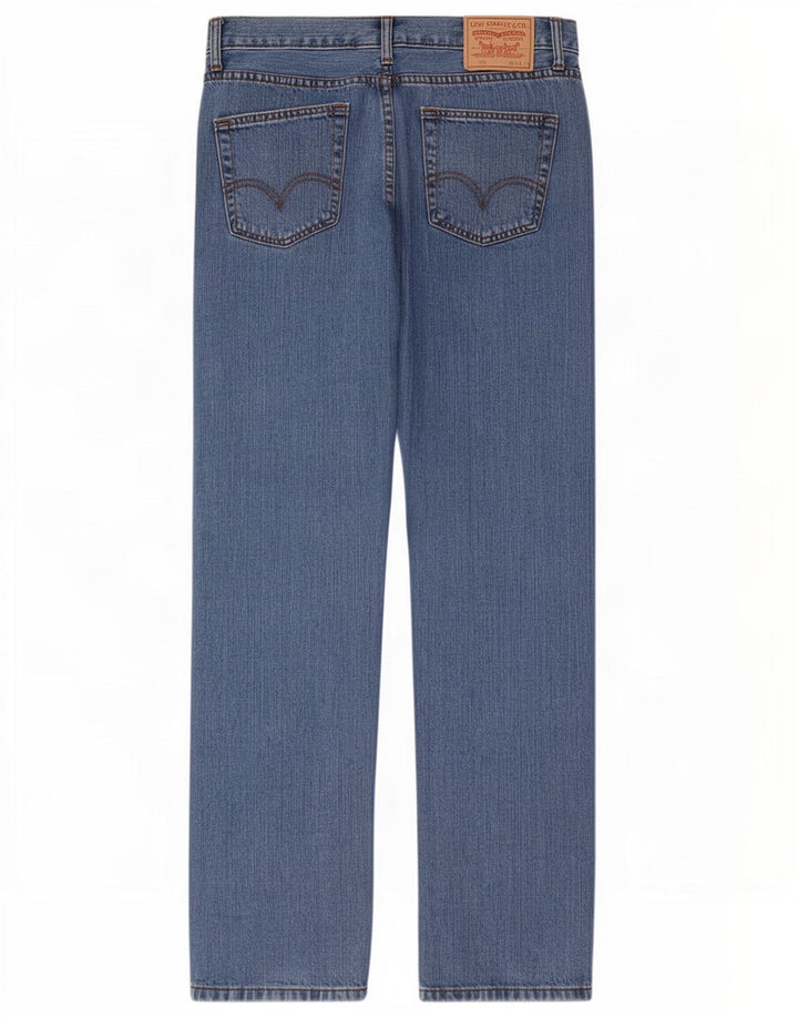 Levi's Mens 751 Straight Jeans W34 L34 Blue Cotton