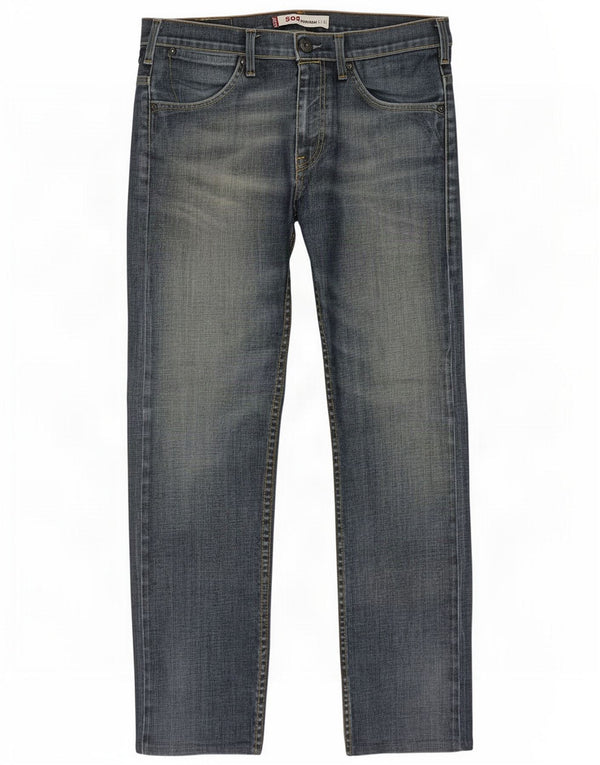 Levi's Jeans dritti da uomo 504 W32 L30 Cotone blu