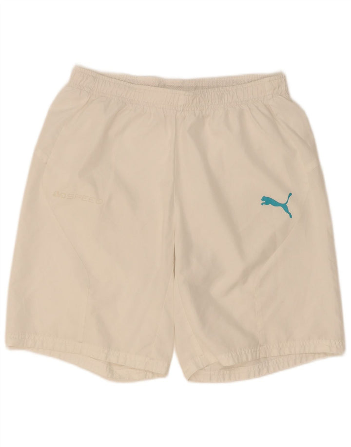 Pantaloncini sportivi Puma da uomo di colore bianco medio