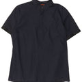 Mossimo Camicia pullover a maniche corte da uomo in cotone blu navy medio
