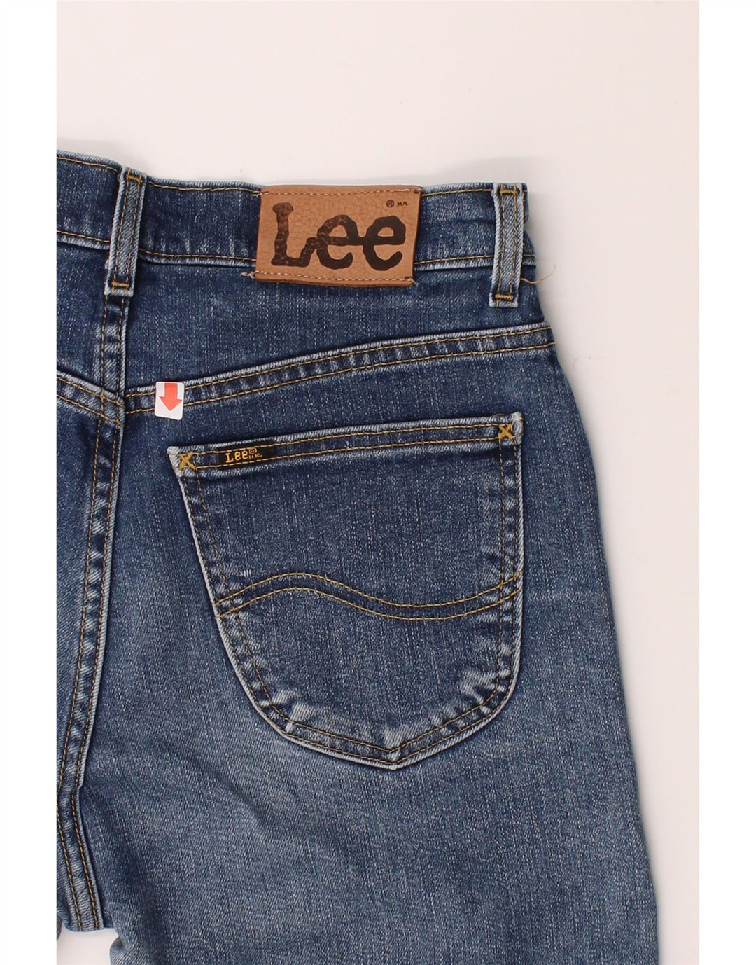 LEE Womens Straight Jeans W33 L30 Blue Cotton Vintage Lee and Second-Hand Lee from Messina Hembry 