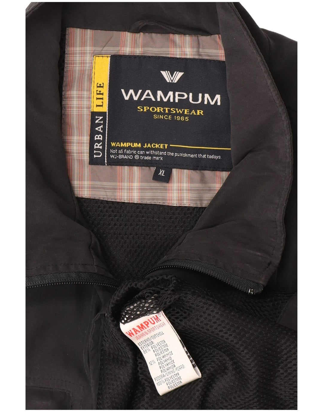 Gilet da uomo Wampum UK 42 XL poliestere nero