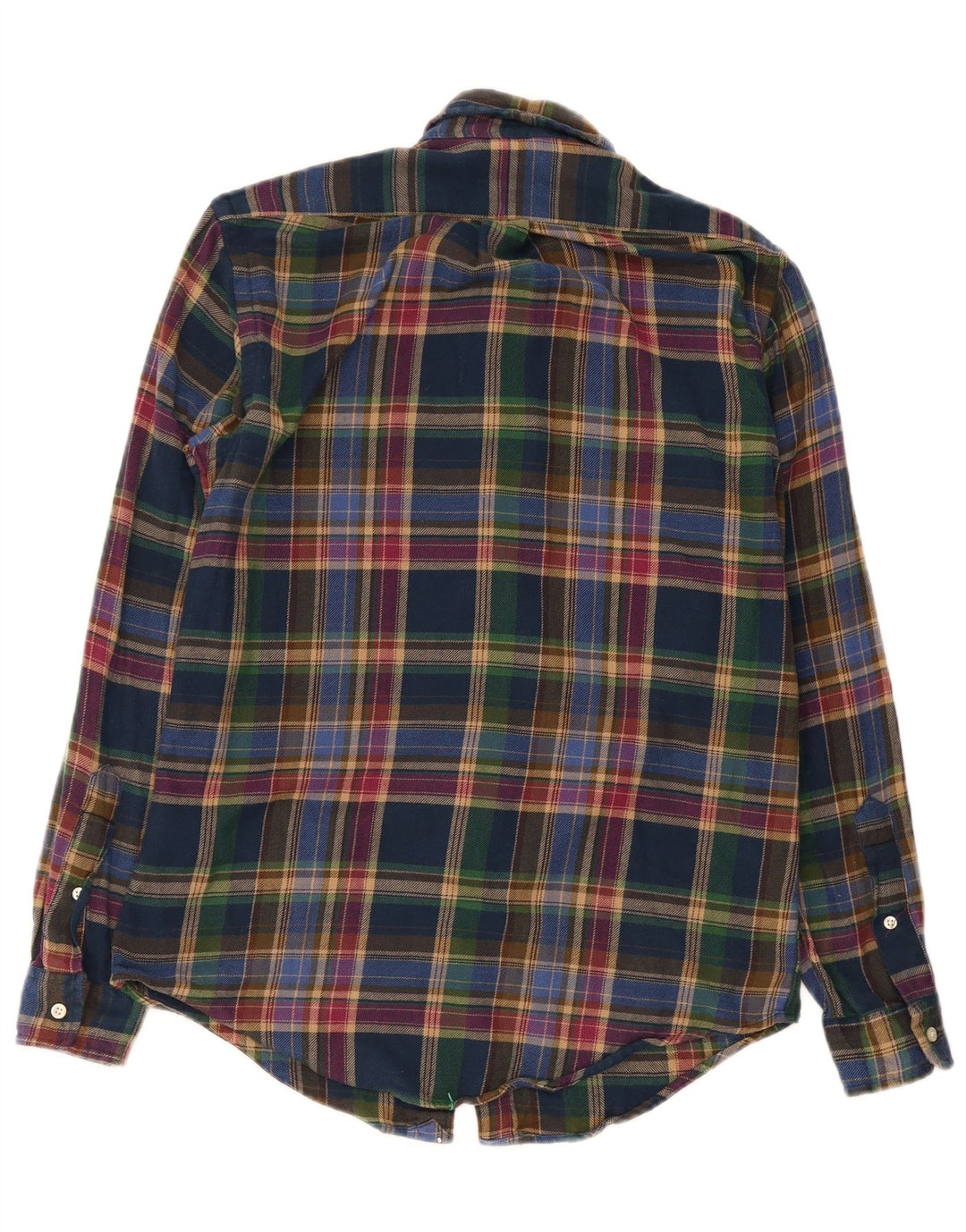 Polo Ralph Lauren Camicia da uomo in flanella vestibilità personalizzata piccolo quadretto multicolore