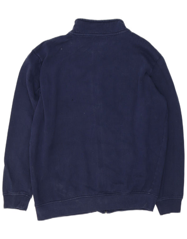 Giacca da tuta da uomo Kappa grande in cotone blu navy