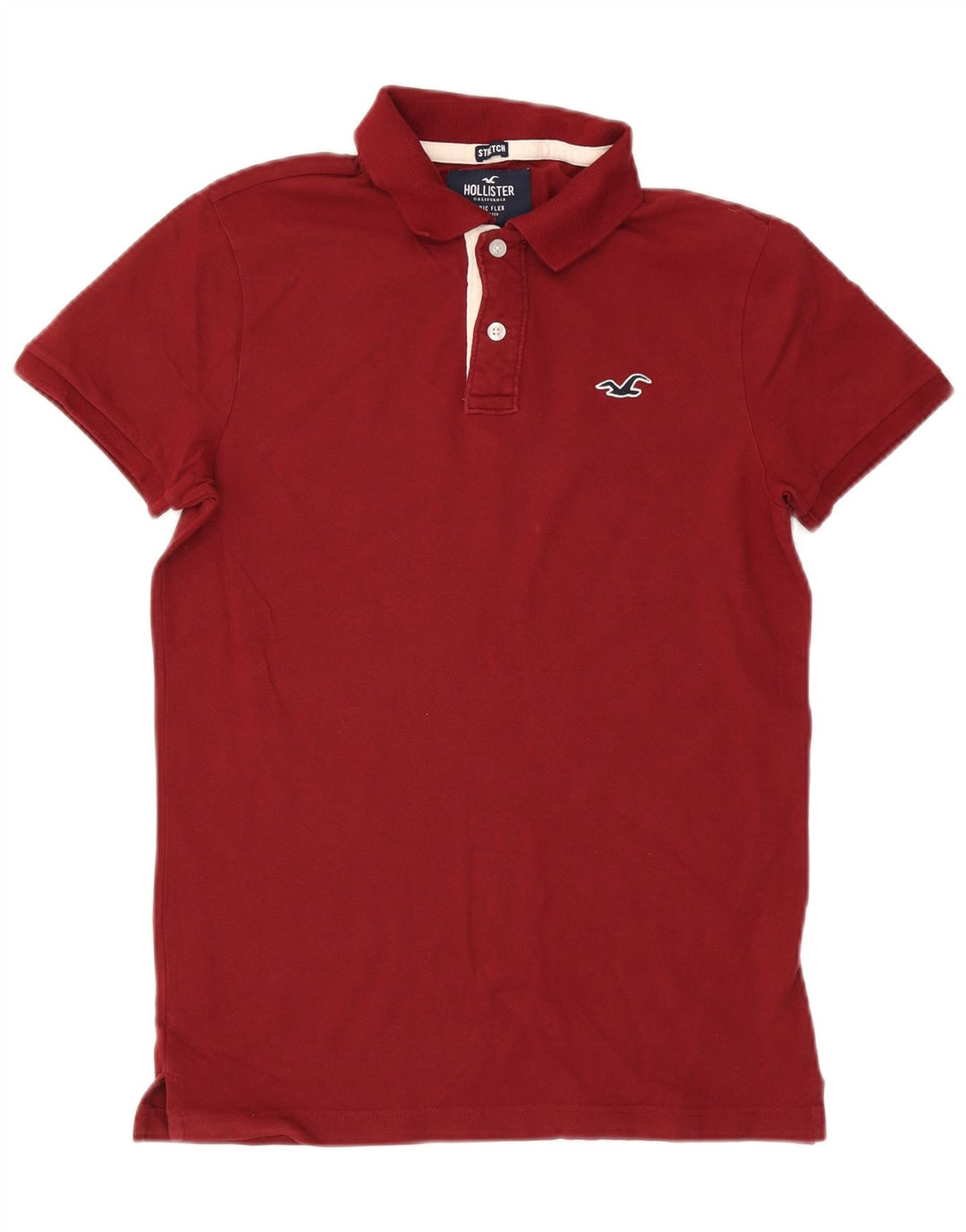Polo Hollister da uomo piccola marrone