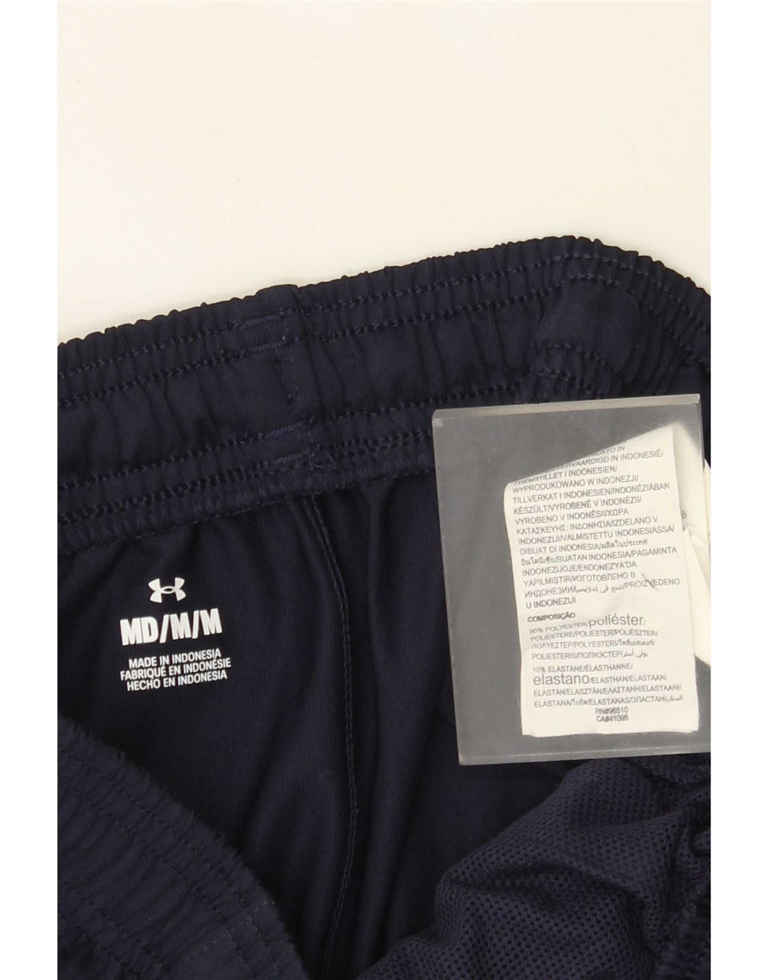 Pantaloni da tuta da uomo Under Armour poliestere medio blu navy