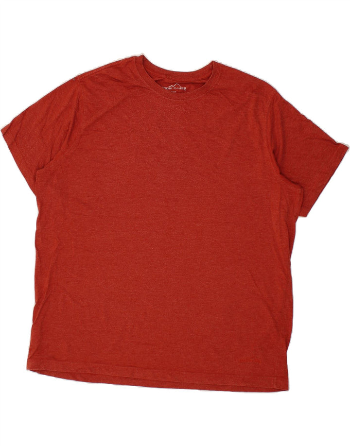 EDDIE BAUER Mens T-Shirt 2XL Red Cotton Vintage Eddie Bauer and Second-Hand Eddie Bauer from Messina Hembry 