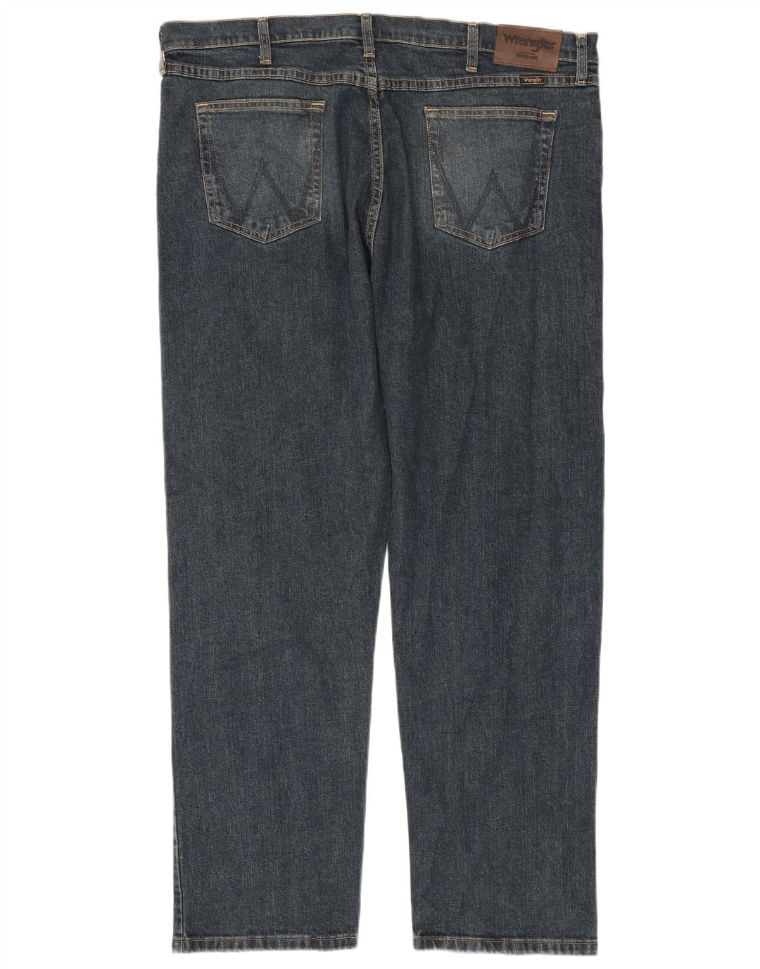 Jeans dritti da uomo Wrangler vestibilità regolare W40 L30 cotone blu
