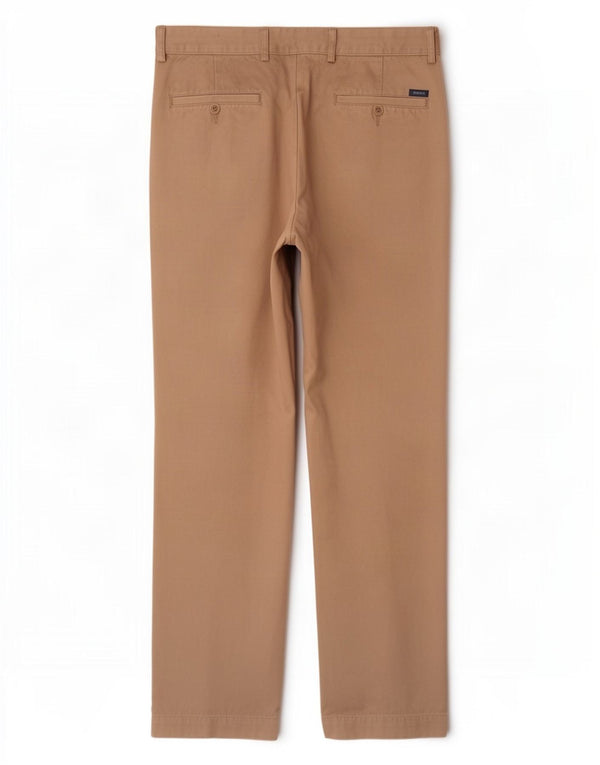 Pantaloni chino dritti da uomo Gant W36 L32 in cotone beige