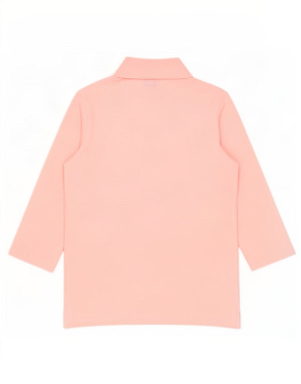Polo da donna slim fit manica 3/4 Tommy Hilfiger UK 12 Rosa medio