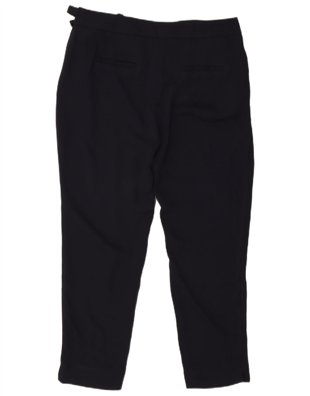Pantaloni chino affusolati da donna Zara grandi W30 L27 poliestere blu navy