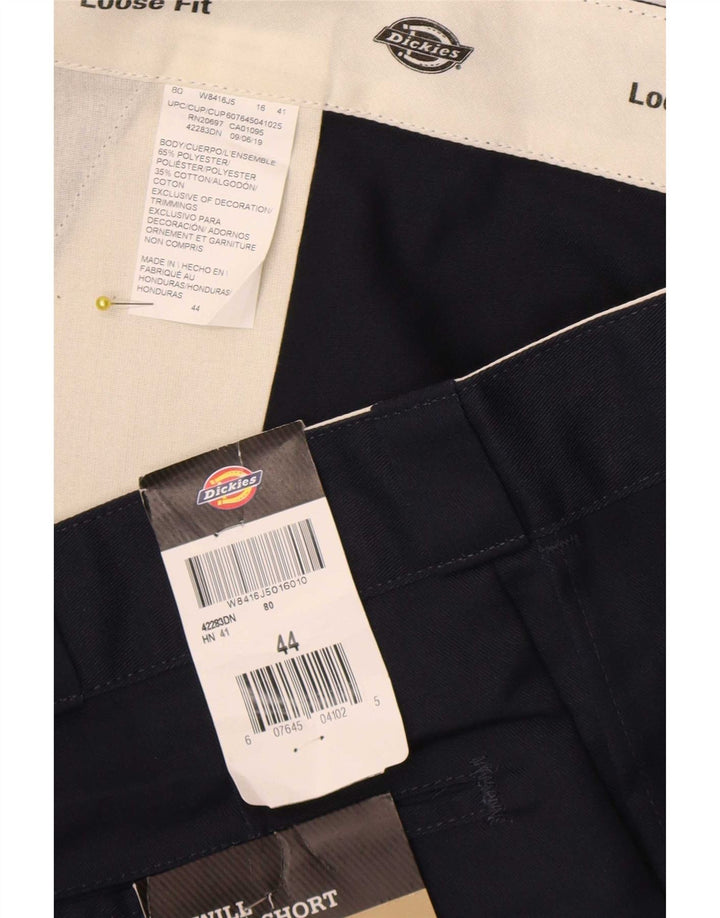 Pantaloncini cargo da uomo Dickies W44 2XL poliestere blu navy