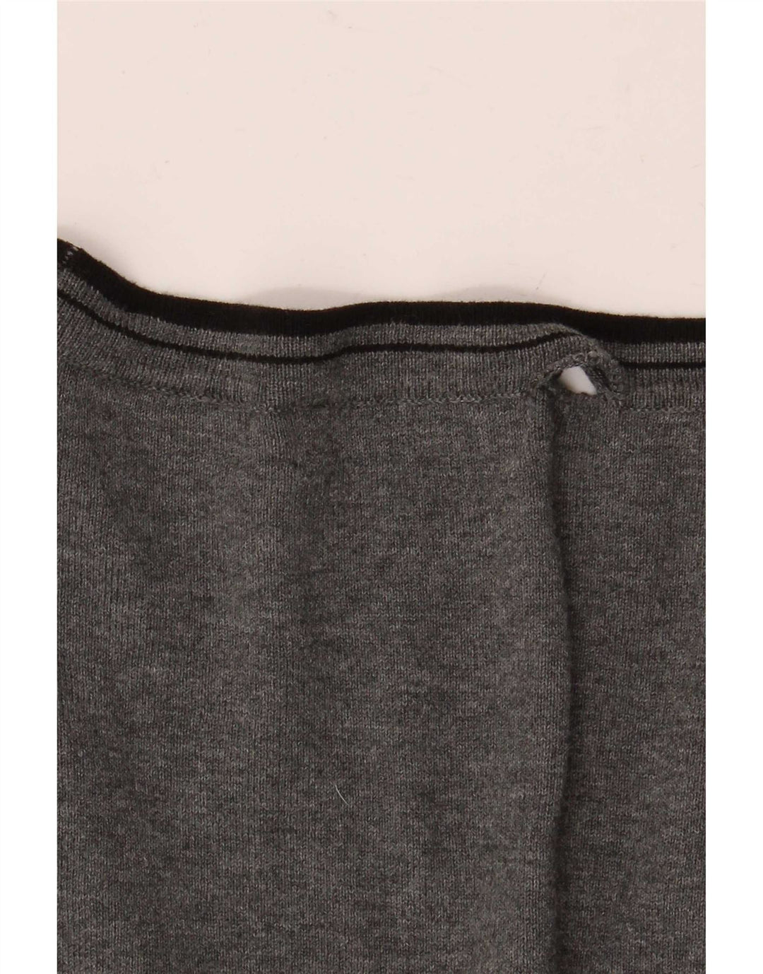 Maglione cardigan da uomo Zara in cotone a righe grandi grigie