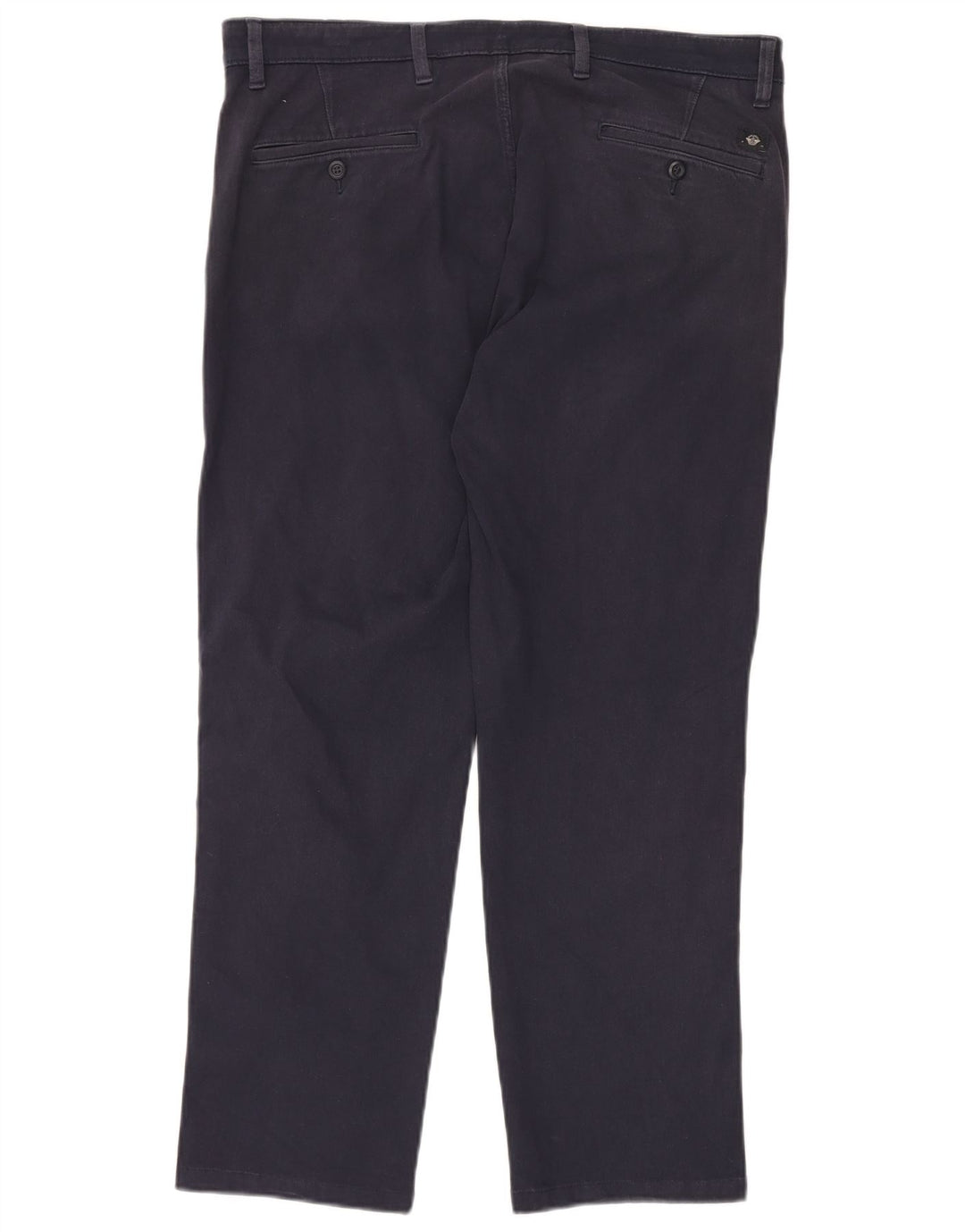 DOCKERS Pantaloni chino dritti da uomo W34 L27 cotone blu navy