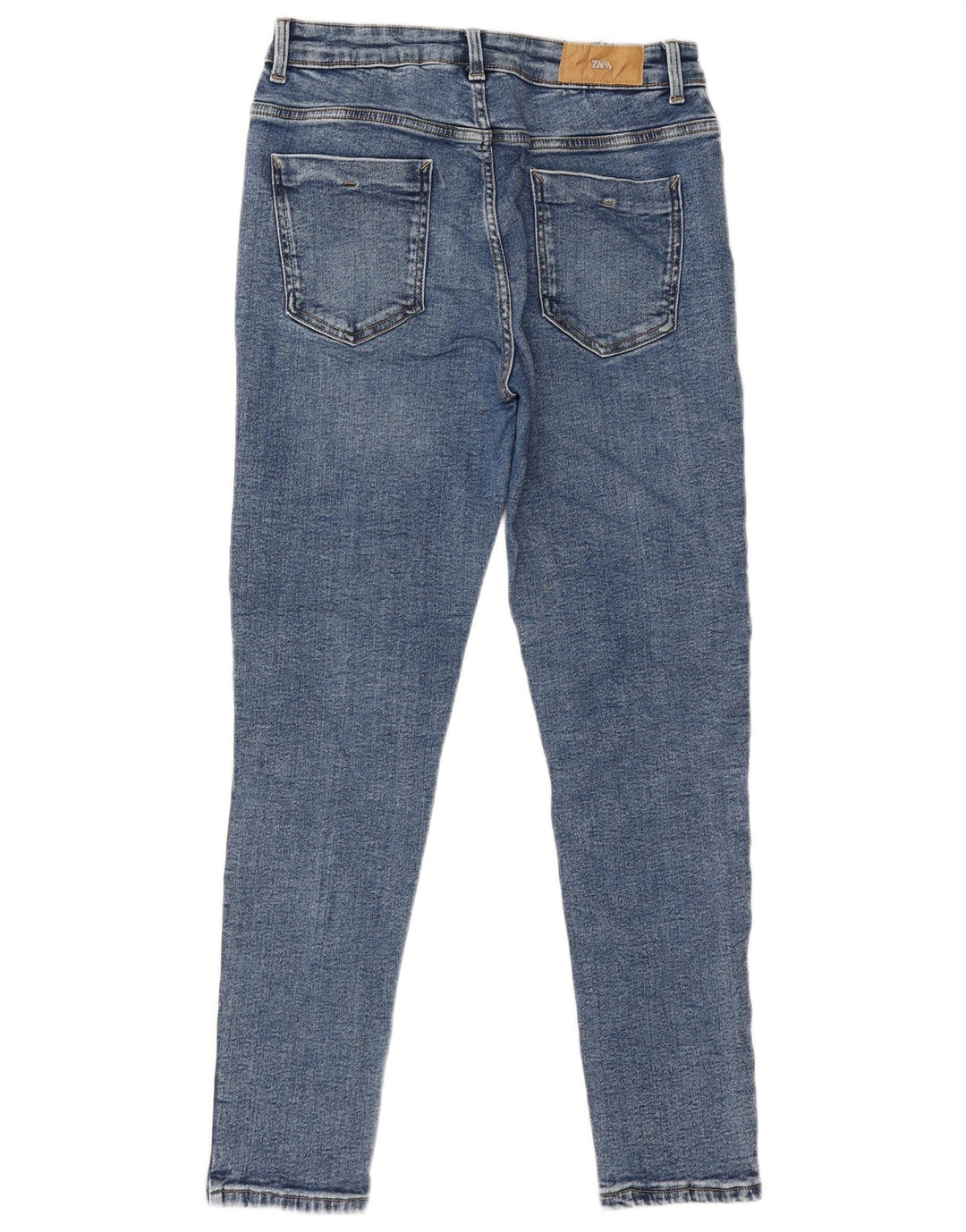 Jeans skinny da donna Zara EU 42 Large W32 L29 Blu