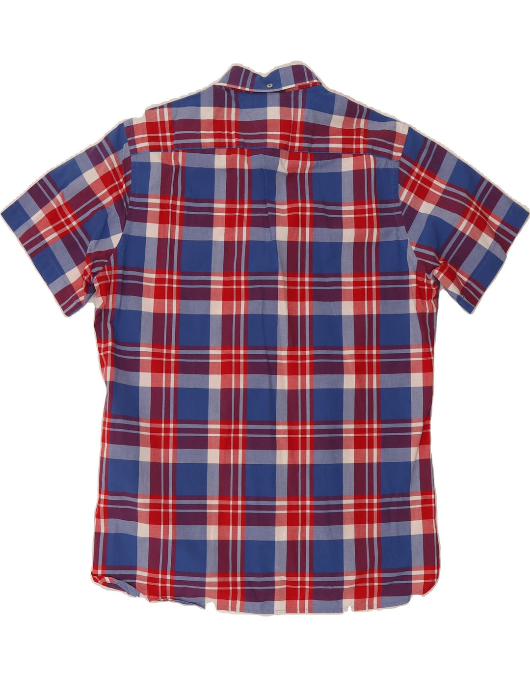 TOMMY HILFIGER Mens Custom Fit Shirt Large Multicoloured Check Vintage Tommy Hilfiger and Second-Hand Tommy Hilfiger from Messina Hembry 