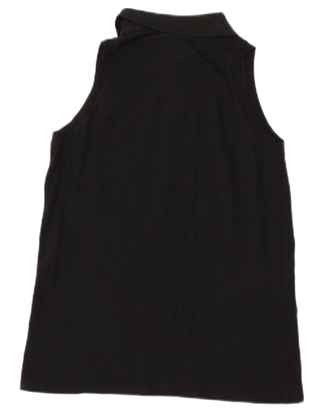 Polo senza maniche da donna Lacoste taglia 40 media cotone nero