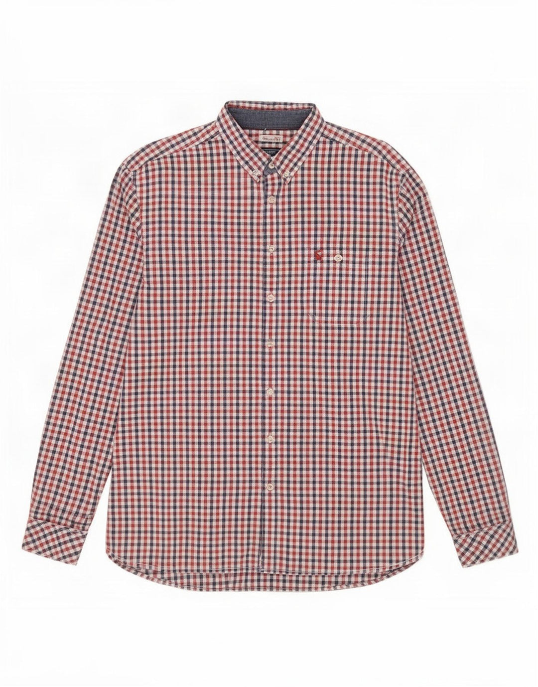 Camicia Joules da uomo dalla vestibilità classica, grande in cotone a quadretti rossi