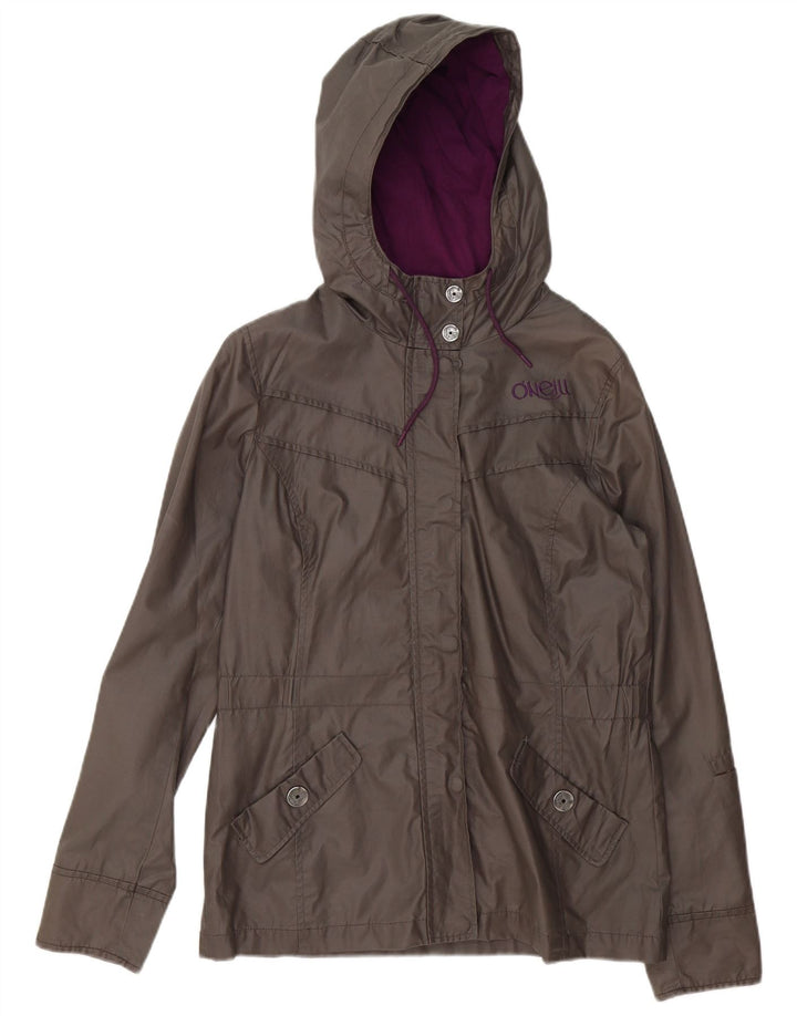 Giacca a vento con cappuccio da donna O'Neill UK 14 Cotone grigio medio
