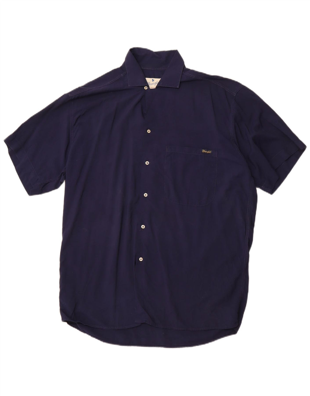 Camicia a maniche corte da uomo WRANGLER grande blu navy