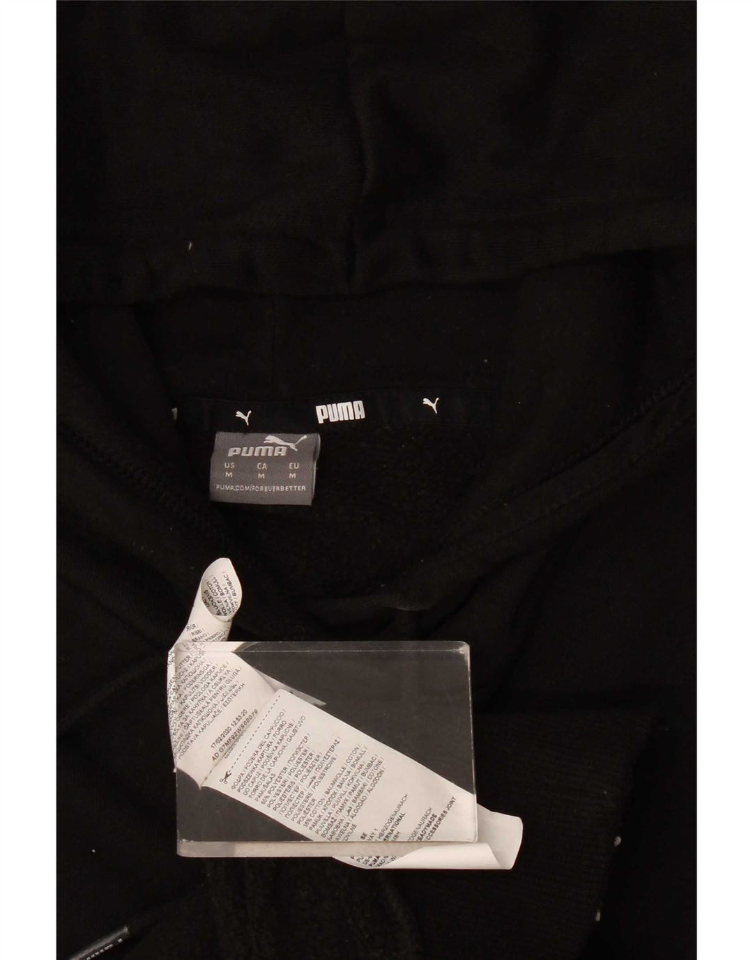 Felpa con cappuccio da donna Puma UK 14 Medium Nero Poliestere