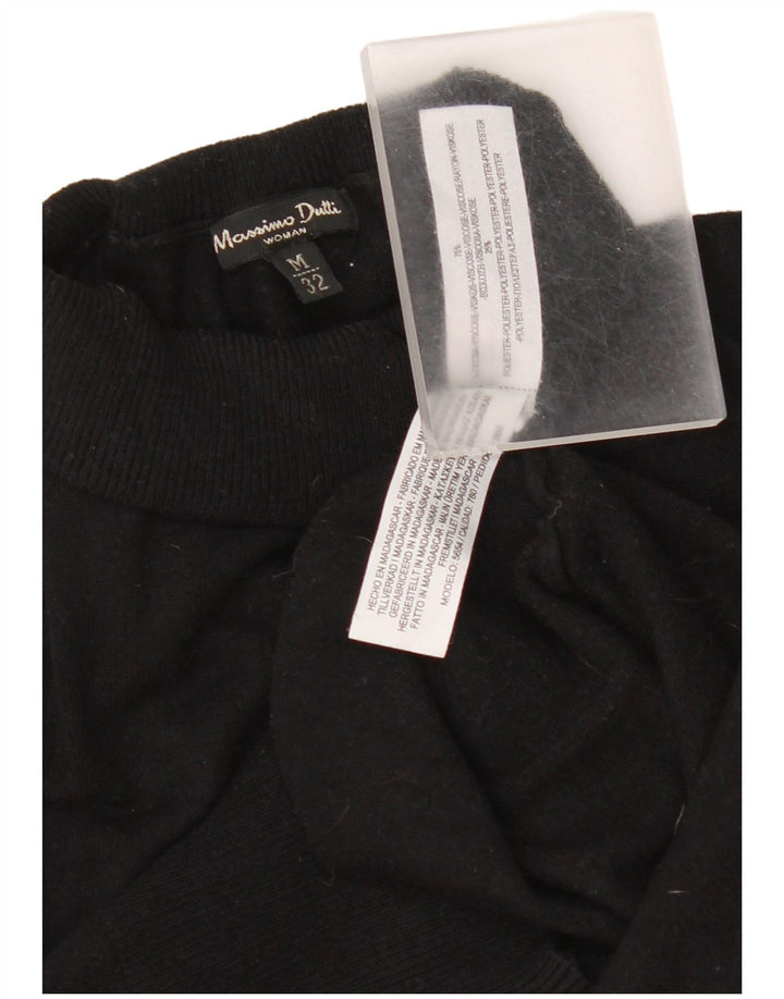 Maglione maglione a collo alto da donna Massimo Dutti UK 12 medio nero